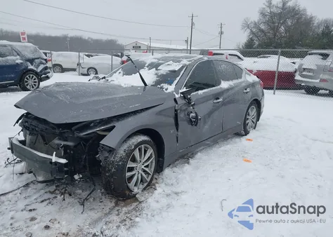 2014 Infiniti Q50 Premium z USA, uszkodzony, nr VIN JN1BV7AR6EM706635